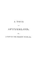 Tour in Switzerland, volume 1