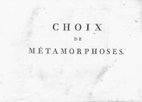Choix de metamorphoses