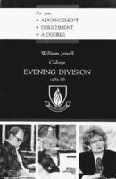 William Jewell College catalog, 1985-86: Evening Division