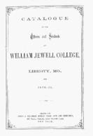 William Jewell College catalog, 1870-71