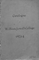 William Jewell College catalog, 1873-74