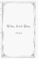 William Jewell College catalog, 1874-75