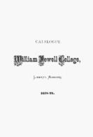 William Jewell College catalog, 1878-79