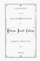 William Jewell College catalog, 1883-84