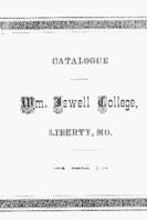William Jewell College catalog, 1885-6