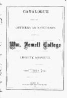 William Jewell College catalog, 1886-7