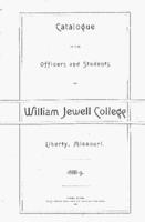 William Jewell College catalog, 1888-9