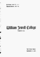 William Jewell College catalog 1896-97: catalogue for 1896-97 and announcements for 1897-98