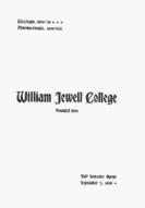 William Jewell College catalog 1898-99: catalogue for 1898-99 and announcements for 1899-1900