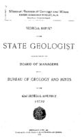 Biennial report of the State Geologist, 1902
