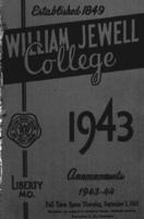 William Jewell College catalog, 1943-1944: announcements 1943-1944 