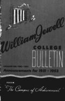 William Jewell College catalog, 1951-1952: announcements 1951-1952 