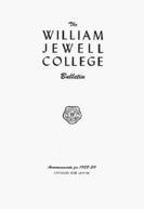 William Jewell College catalog, 1957-1958: Catalog for 1957-1958; announcements for 1958-1959 