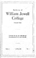 William Jewell College catalog, 1902-1903 : catalogue for the year 1902-1903 and announcements for the year 1903-1904