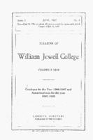 William Jewell College catalog, 1906-1907 : catalogue for the year 1906-1907 and announcements for the year 1907-1908