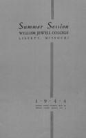 William Jewell College catalog 1944: announcements for the summer session 1944