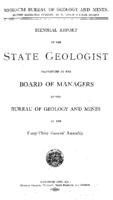 Biennial report of the State Geologist, 1904