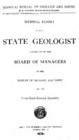 Biennial report of the State Geologist, 1910