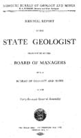 Biennial report of the State Geologist, 1912