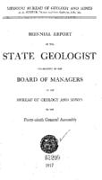 Biennial report of the State Geologist, 1916