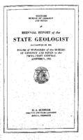 Biennial report of the State Geologist, 1920