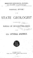 Biennial report of the State Geologist, 1900