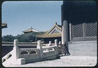 Hiller 08-085: Long building with textured roof and expansive front lawn, Peiping, number 5