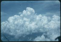 Hiller 08-008: View from a plane with clouds, Peiping, number three