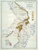 Brown loess soil map of Missouri (southeastern area)