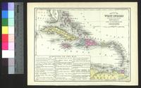 Map of the West Indies