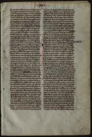 Bible. Latin. O. T. Ezekiel [bifolium]