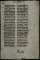 Bible. Latin. O. T. I Samuel. [leaf]