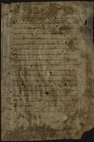 Four leaves from an antiphonal with neumes