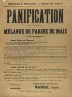 Panification, mélange de farine de maïs