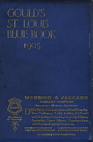Gould's Blue Book, for the City of St. Louis. 1905