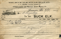 Buck Elk Bill of Lading