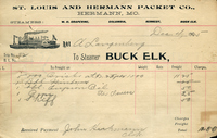 Buck Elk Bill of Lading