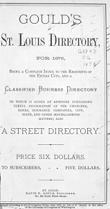 Gould's St. Louis Directory, for 1876