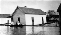 Mississippi river flood at New Madrid, Missouri, 1913