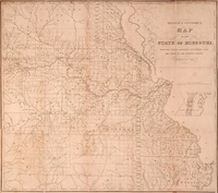 Map of the State of Missouri 