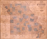 Fiala and Haren's New Sectional Map of the State of Missouri