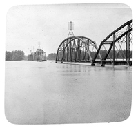 Bridge Over the Flooded Atchafalaya River