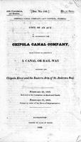 Chipola Canal Company--Act Council, Florida.