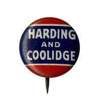 Harding and Coolidge Button