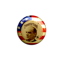 William McKinley - Protection '96 Button