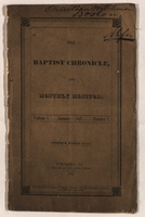 The Baptist Chronicle and Monthly Monitor