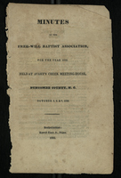 Minutes of the Free-Will Baptist Association for the Year 1832