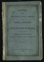 Minutes of the Eighteenth Annual Meeting of the General Association of United Baptists of Missouri
