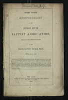 Thirty-Fourth Anniversary of the Hudson River Baptist Association