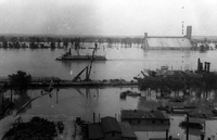 Flooded Riverside Community